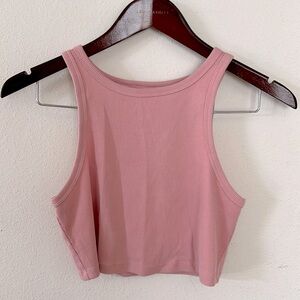 Wild Fable Cropped Tank Top Pink Womens Size Medium Casual Summer